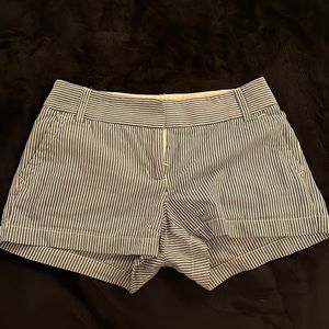 JCrew size 0 seersucker chino shorts